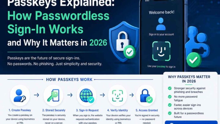 Passkeys Explained: How Passwordless Sign-In Works and Why It Matters in 2026